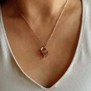 Secret Message Necklace that Says "I Love You" in 100 languages